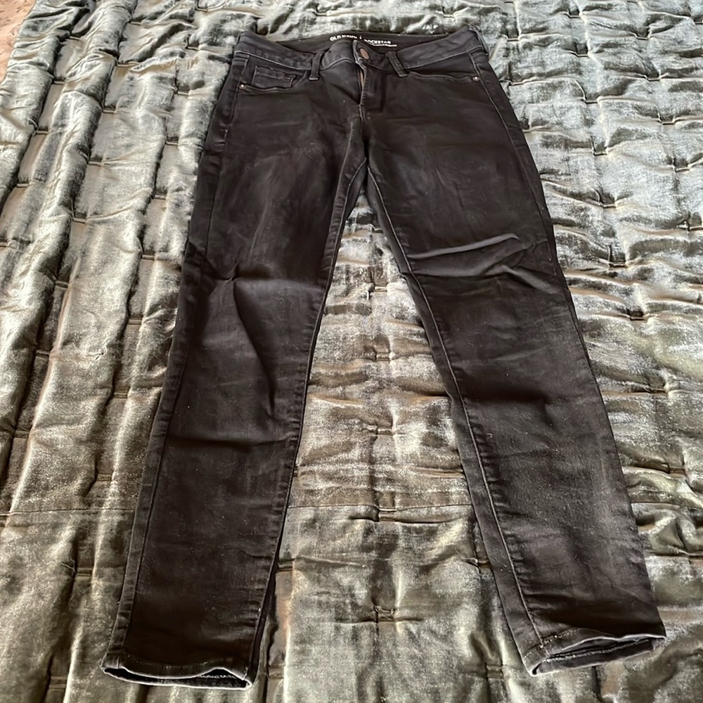 Old Navy Rockstar Black Skinny Jean